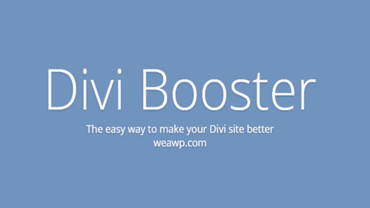 Divi Booster Pro