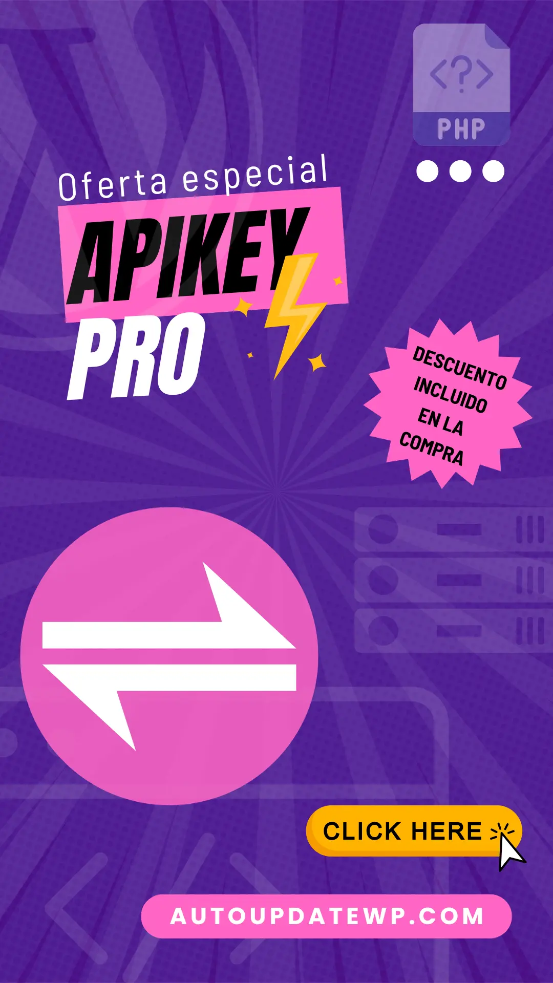Oferta Especial para comprar la Apikey de AutoUpdate WP