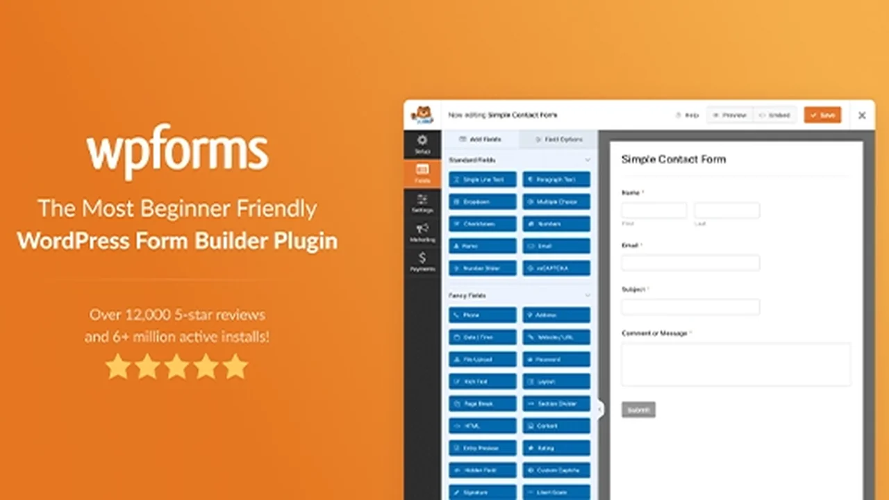 WPForms Pro: Crea Formularios en WordPress Fácilmente